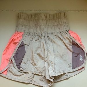 Free People The Way Home Colorblock Shorts